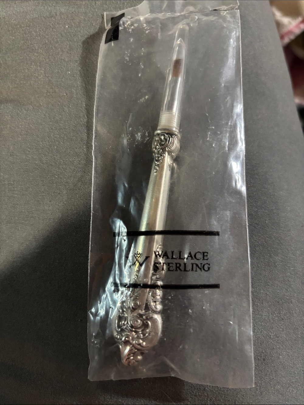 Wallace Grande Baroque Sterling Silver Lip Shadow Cosmetic Brush